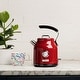preview thumbnail 1 of 8, Haden Dorset 1.7L Stainless Steel Electric Tea Kettle w/Auto Shut-Off - 1.7 Liter Red