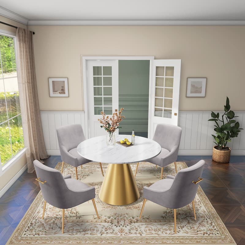 GZMR Upholstered Accent Dining Chairs Side Chairs (Set of 2)