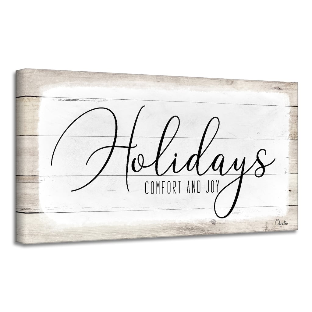 Ready2HangArt 'Holidays' Christmas Canvas Wall Art by Olivia Rose