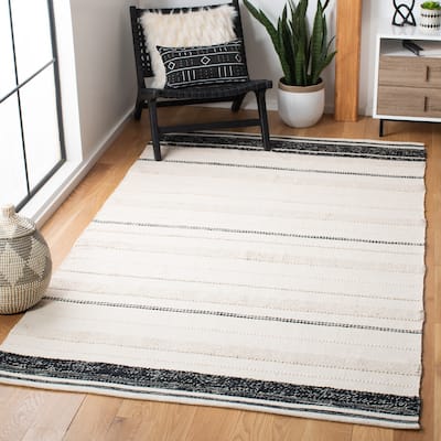 SAFAVIEH Handmade Striped Kilim Torie Modern Cotton Rug