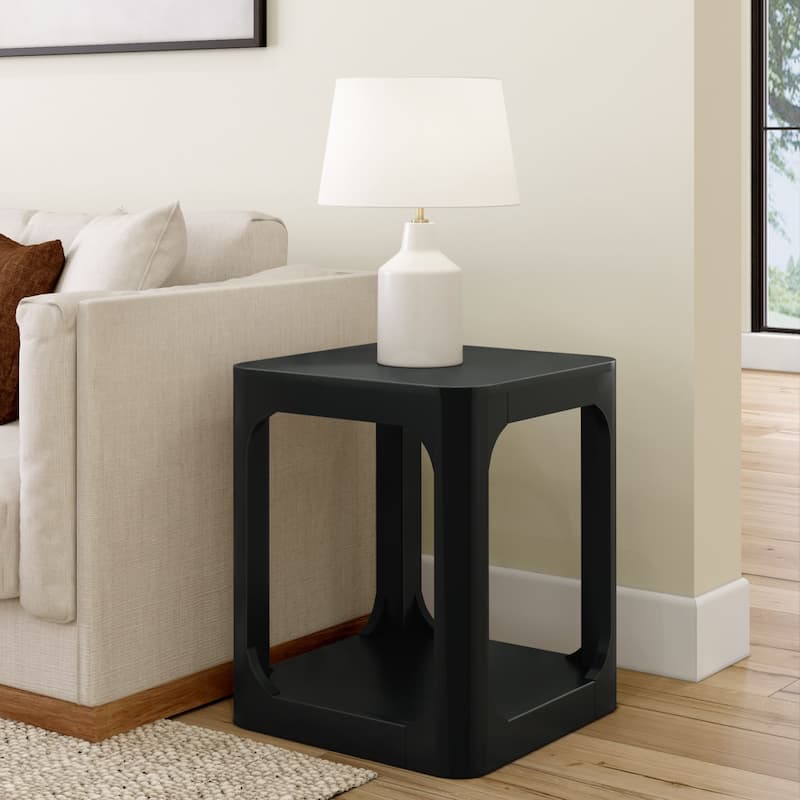 Plank and Beam Forma Square Side Table - 20" - Black