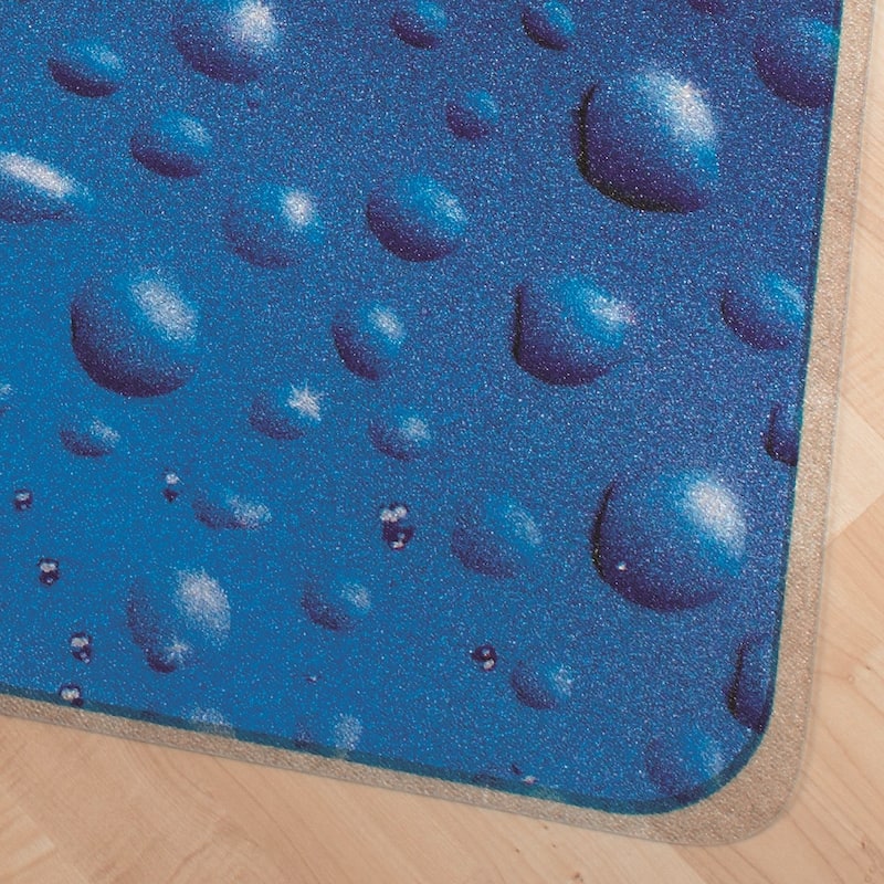 Colortex® Floor Mat in "Drops" Design - 36" x 48" - Drops