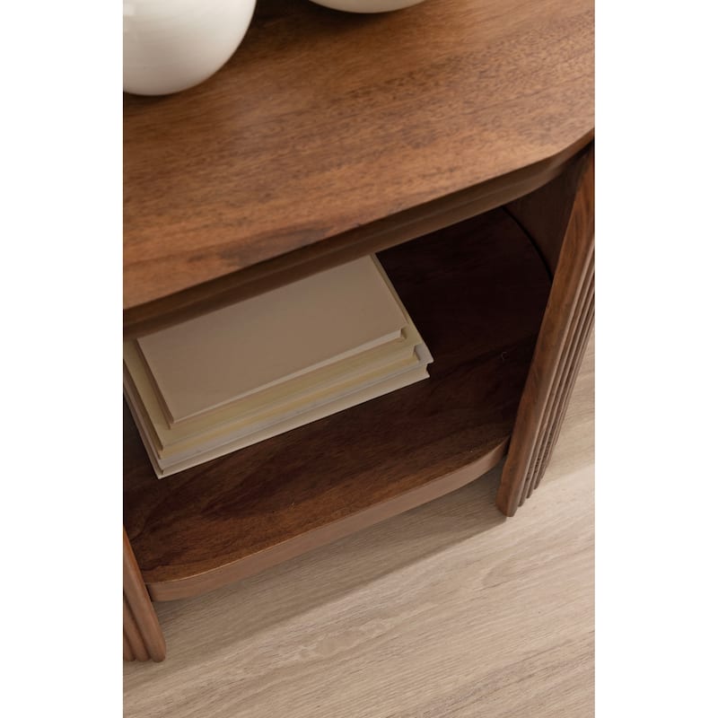 Kate and Laurel Cakora Capsule Wood Side Table