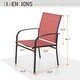 preview thumbnail 22 of 34, MAISON ARTS 9-Piece Outdoor Dining Set with 8 Textilene Chairs and Rectangle Dining Table