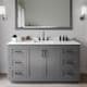 Option Dark Gray / White Quartz Top / Matte Black