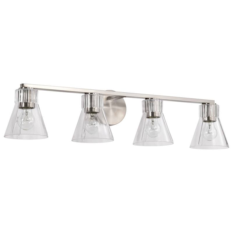 Nuvo Lighting 60/8334 Gianna 4 Light 34" Wide Vanity Light - Brushed Nickel