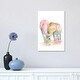 preview thumbnail 4 of 5, iCanvas "Elephants" by Kelsey McNatt Canvas Print 18x12x1.5