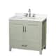 Option Light Green / White Quartz Top / Brushed Nickel