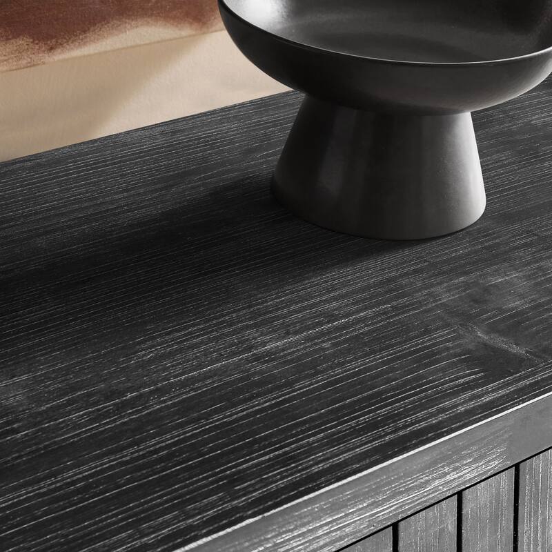 Console Cabinet File Cabinet Dining Cabinet with Fluted Doors, Decorative Cabinet Buffet Cabinet Pantry Cabinet