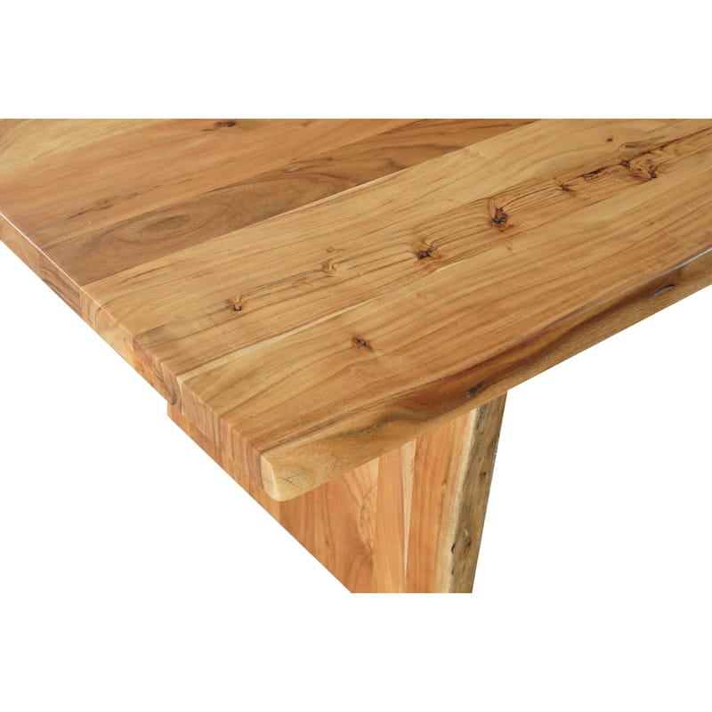 Cedar Live Edge Solid Wood Dining Table