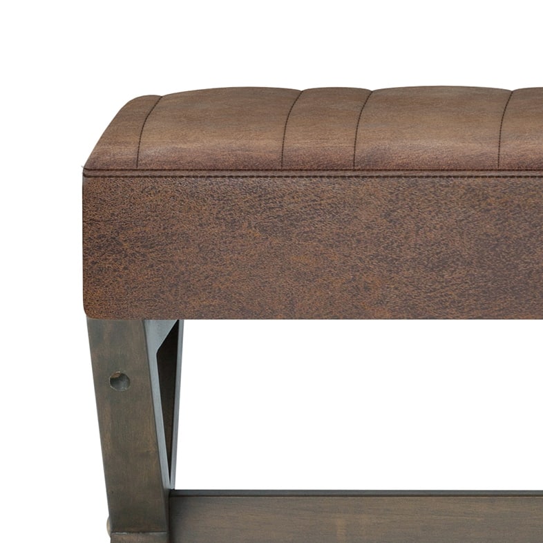 WYNDENHALL David 48 inch Wide Contemporary Rectangle Ottoman Bench