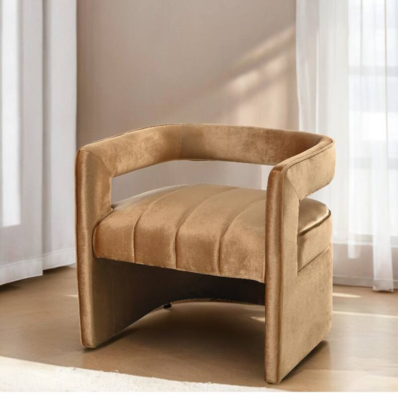 Celi Modern Velvet Accent Chair by Christopher Knight Home