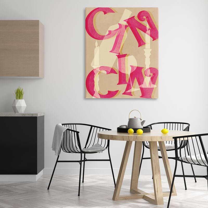 Stupell Cheers Wine & Candles Canvas Wall Art Design By Lil' Rue