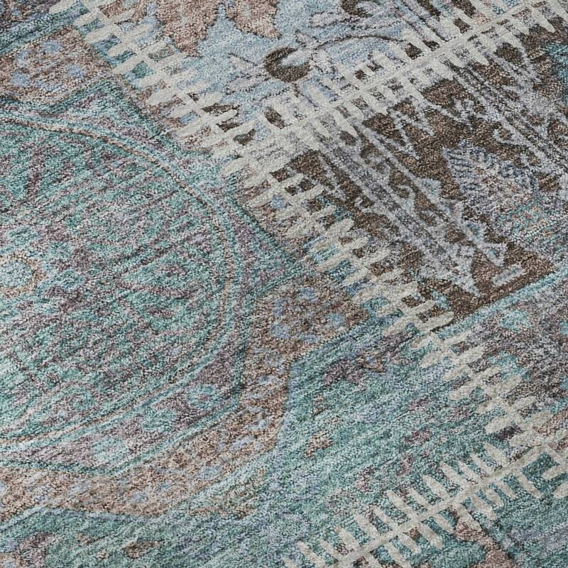 Premium Washable Super Soft Vintage Patchwork Mayfield Rug