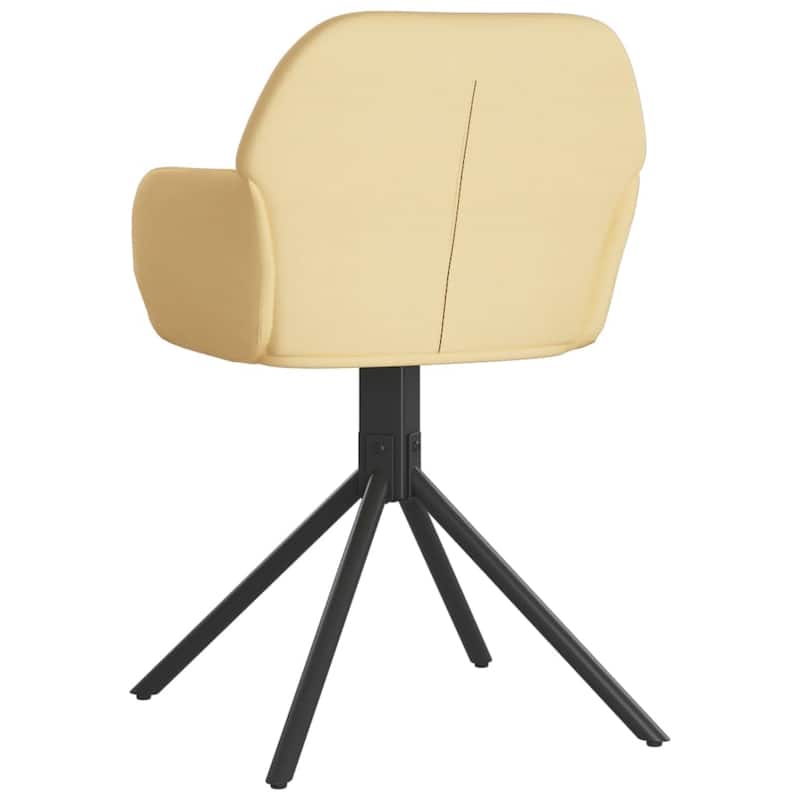 vidaXL Swivel Dining Chairs 2 Pcs Accent Chair for Kitchen Living Room Velvet - 21.3" x 23" x 31.3"