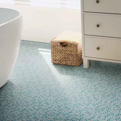 Merola Tile Hudson Edge Marine 12-1/4" x 12-1/4" Porcelain Floor and Wall Tile