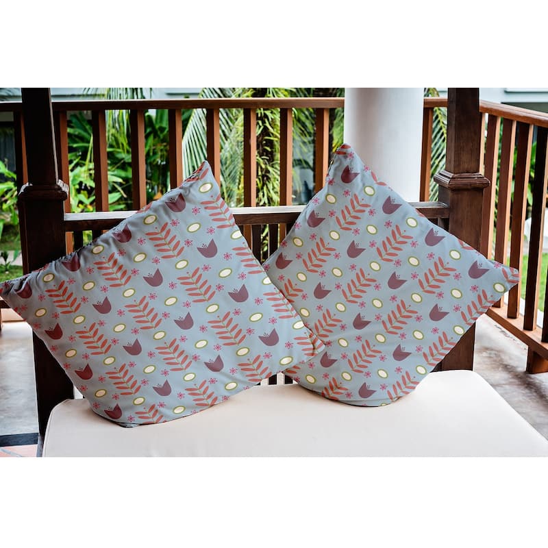 Spring Garden Polyester Indoor/Outdoor Pillow