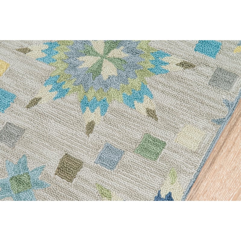 Momeni Summit Hand Hooked Polyester Geometric Area Rug