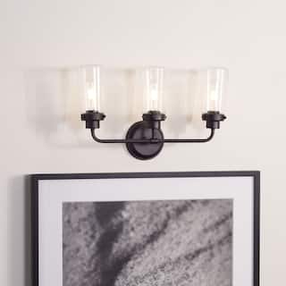 SAFAVIEH Lighting Derser 3-light LED Vanity Sconce - 19.3" W x 5.9" L x 11.8" H