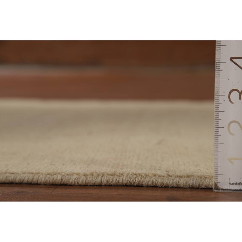 Modern Gabbeh Runner Rug Hand-Knotted Wool Carpet - 3'0"x 9'8"