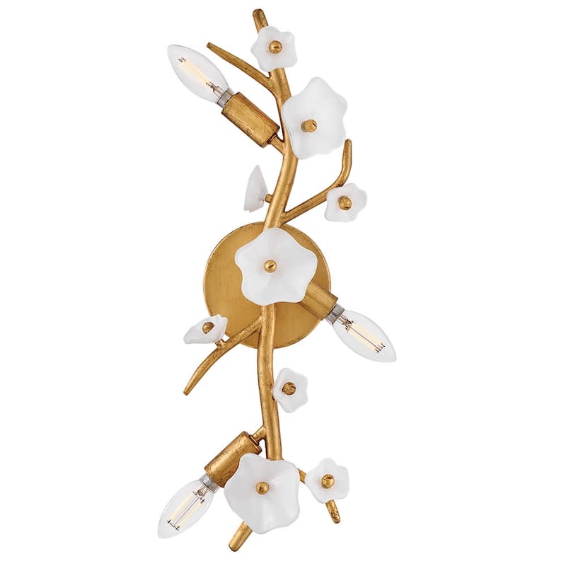 Fredrick Ramond FR41630 Azalea 3 Light 20" Tall Wall Sconce