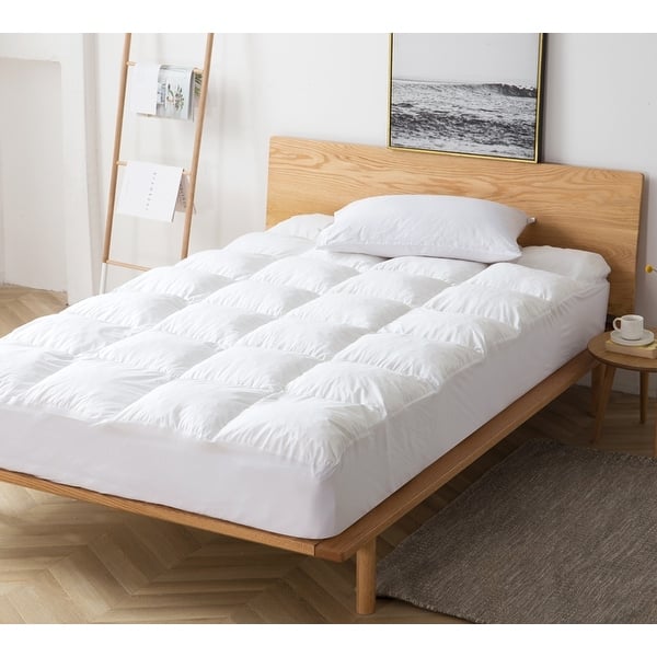 slide 2 of 2, BYB Pure Plush Mattress Pad - Memory Foam - Large Square