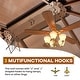 preview thumbnail 7 of 133, EROMMY Hardtop Gazebo,Outdoor Pergola with Double Roof & Netting & Curtains,Heavy Duty Canopy for Patio, Backyard, Pool party