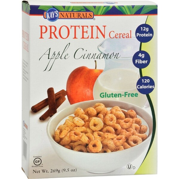 Kay's Naturals Better Balance Protein Cereal Apple Cinnamon - 9.5 oz - Case of 6