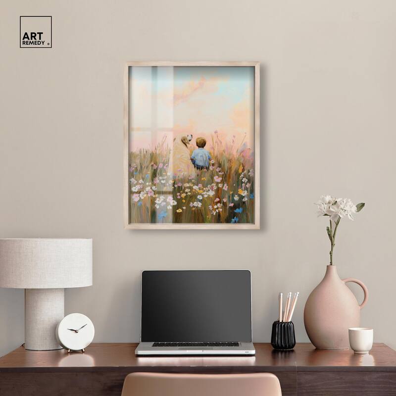 Sunset Companions Shadowbox by Art Remedy