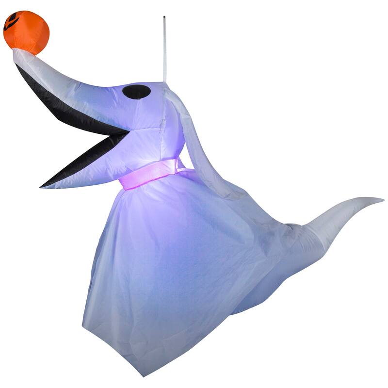 Gemmy Hanging Halloween Inflatable Zero w/ Blinking Lights, 3 ft Tall