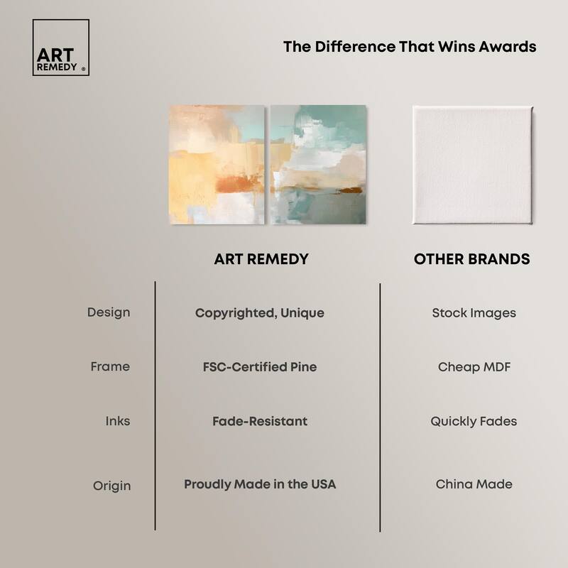 Muted Melody II Canvas Set of 2 by Art Remedy, Gallery Wrapped