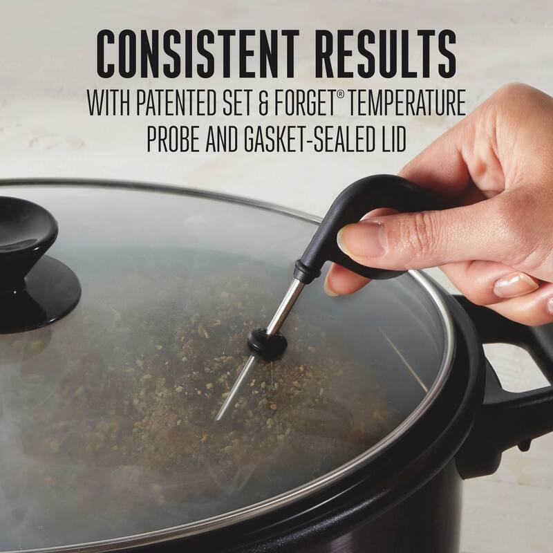 Weston 2-in-1 Indoor Smoker & 6 Quart Slow Cooker with Party Dipper