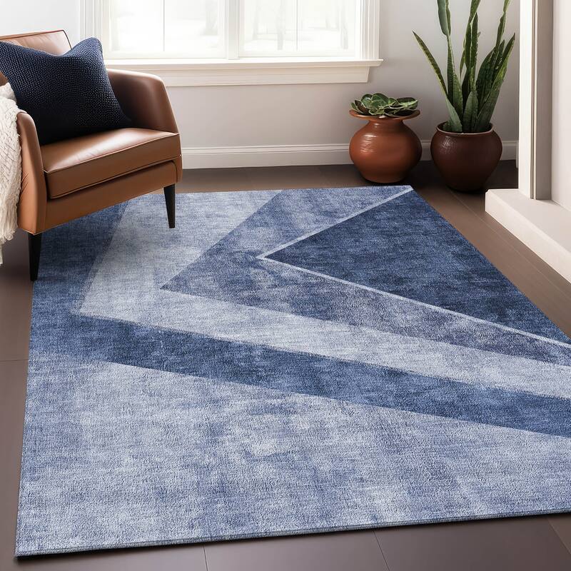 Premium Washable Super Soft Modern Ziggy Mayfield Rug
