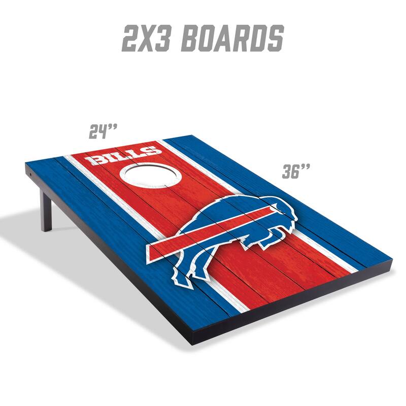 Buffalo Bills NFL Compact 2x3 Tailgate Cornhole Board Set