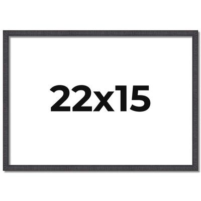 22x15 Frame Brown Picture Frame - Complete Modern Photo Frame Includes