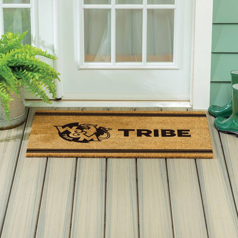 William & Mary Monochrome Indoor/Outdoor Coir Door Mat