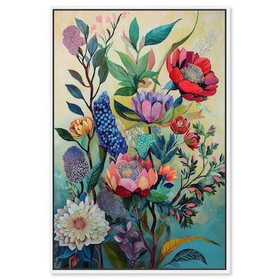 Exotic Bloom Medley II Canvas by Art Remedy
