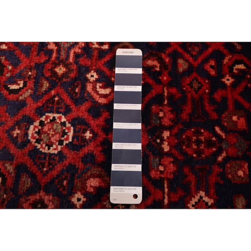 ECARPETGALLERY Hand-knotted Andelz Navy Wool Rug - 3'4 x 9'10