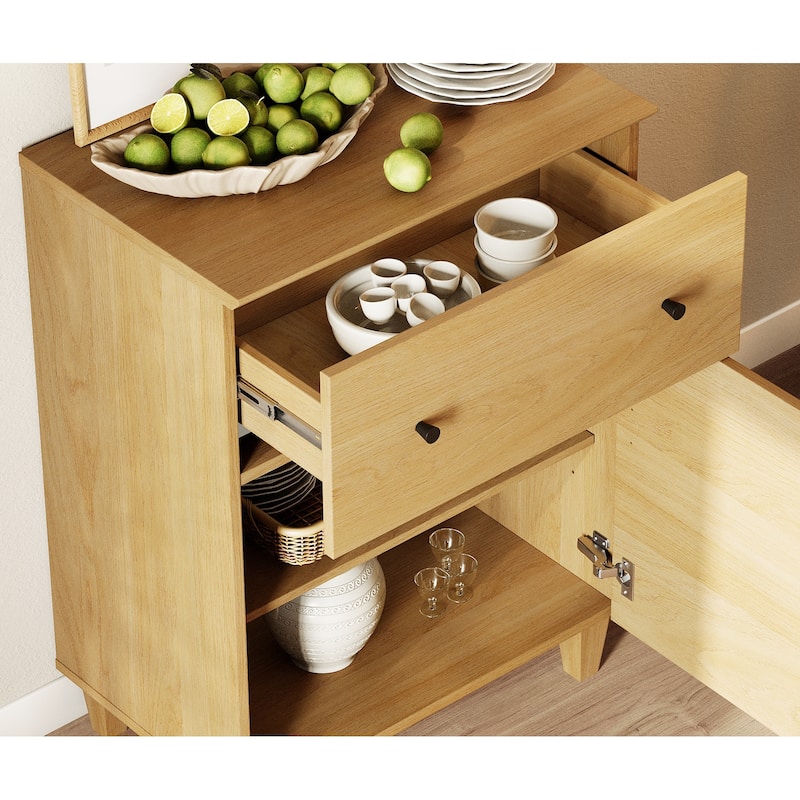 Wood Dresser with 8 Drawers and 2 Cabinets for Bedroom, 118" Wide