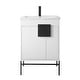 preview thumbnail 32 of 54, 24-inch Modern Bathroom Vanity Set w/ Vitreous China Sink Top