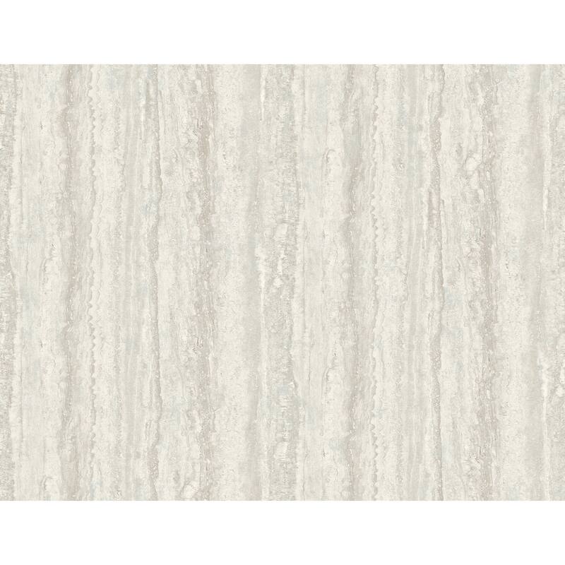 A-Street Prints Hilton Light Grey Marbled Paper Wallpaper