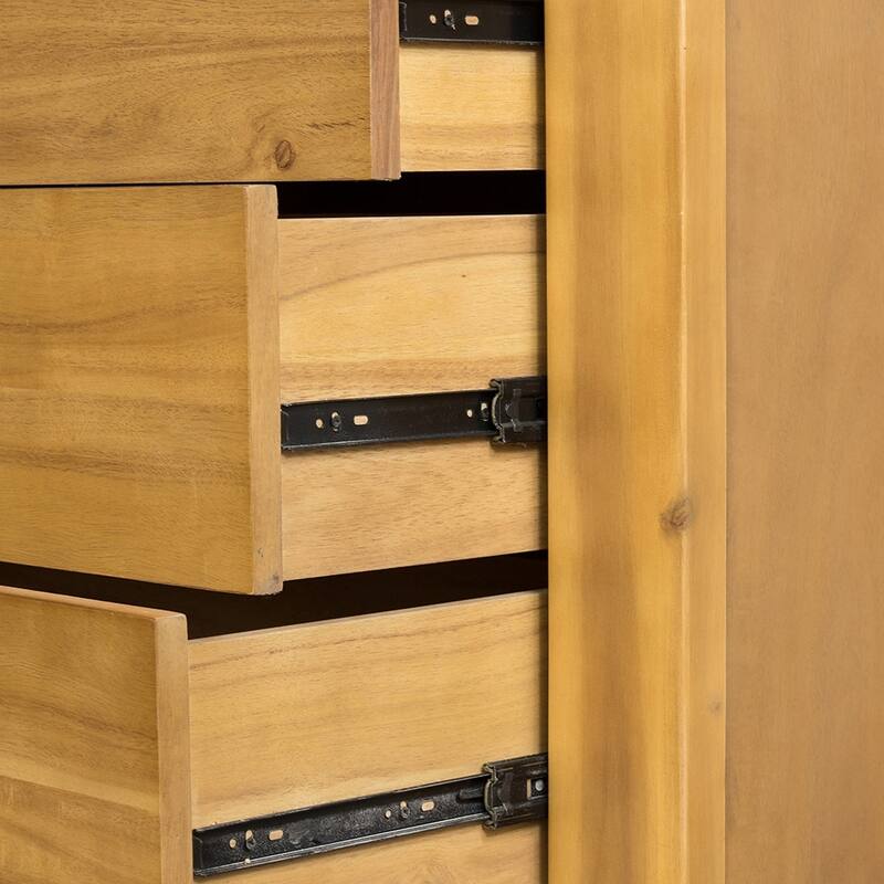 Compact 5-Drawer Dresser, Perfect Bedroom Storage Solution with Organizer Features