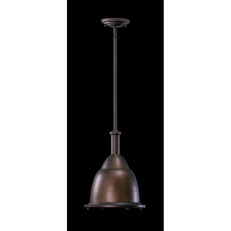 Quorum International Single Light 10-1/2" Wide Pendant