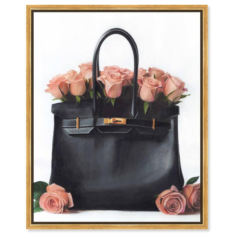 Doll Memories - Exclusif Roses Canvas by Art Remedy - Gold - 16" x 20"