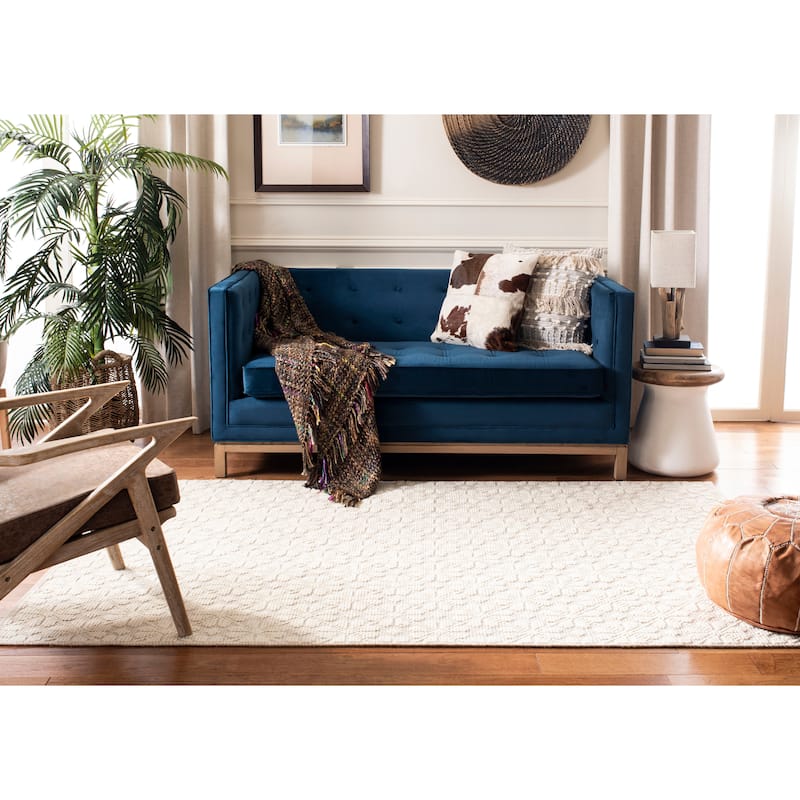 SAFAVIEH Handmade Vermont Jolie Wool Rug - 10' x 14' - Ivory