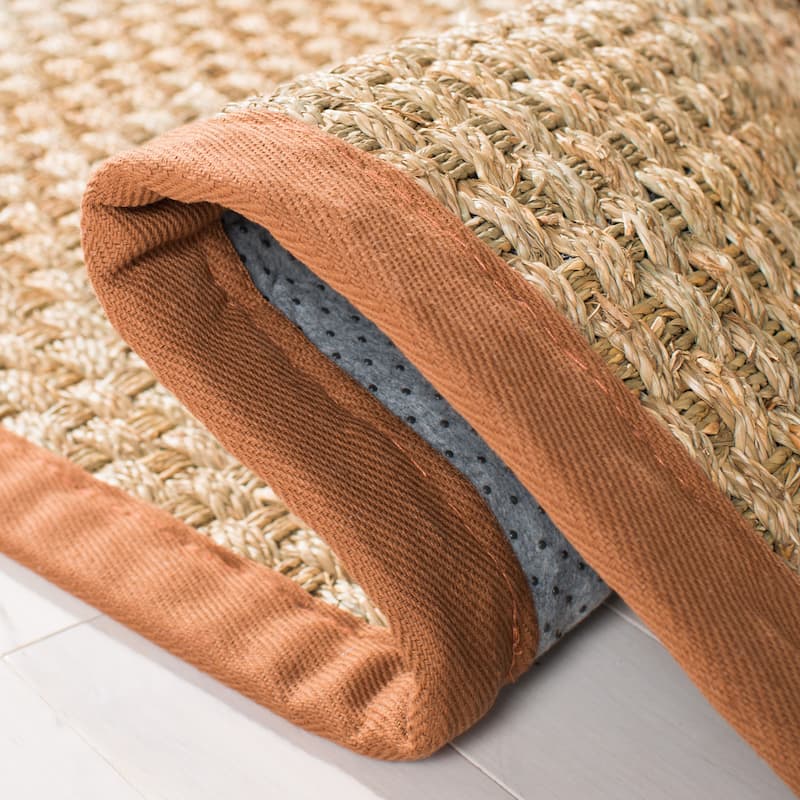 SAFAVIEH Natural Fiber Zymryd Basketweave Seagrass Rug