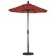 preview thumbnail 36 of 47, California Umbrella 6' Rd. Aluminum Patio Umbrella, Crank Lift, Push Button Tilt, Sunbrella fabric, Bronze Finish