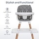 preview thumbnail 5 of 19, Dream On Me Luna 4-in-1 Convertible Baby High Chair
