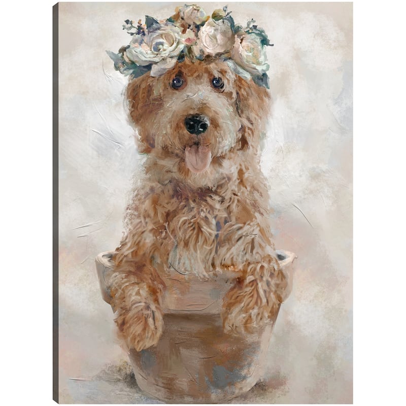 Potted Pals III By Studio Arts Canvas Art Print