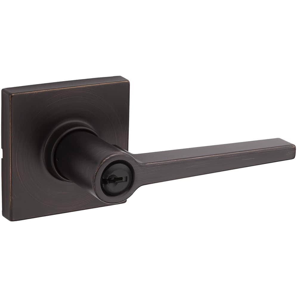Kwikset Safelock Daylon Single Cylinder Keyed Entry Door Lever Set